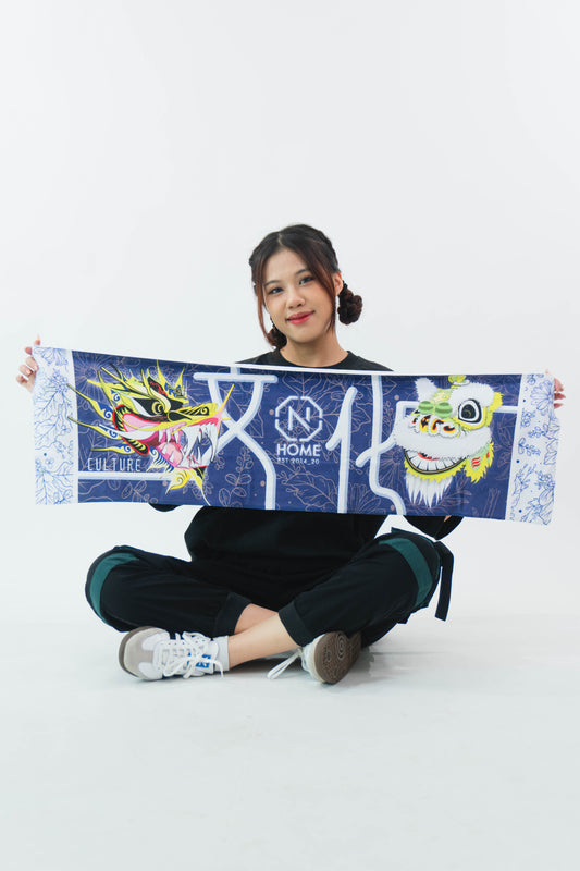 NHOME CULTURE BLUE TOWEL