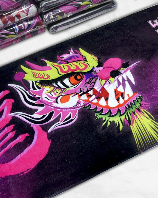 NHOME NEON DRAGON TOWEL