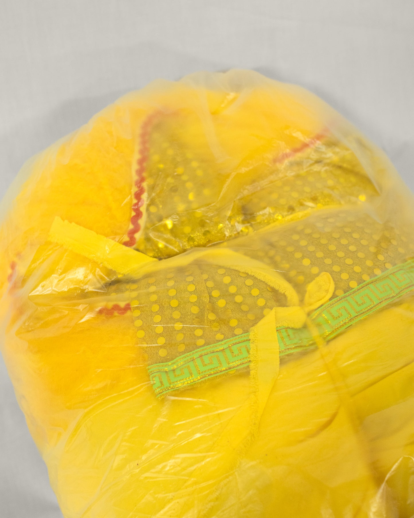 Orange & Yellow Hok San Lion Costume Set – Full Size (Adult)