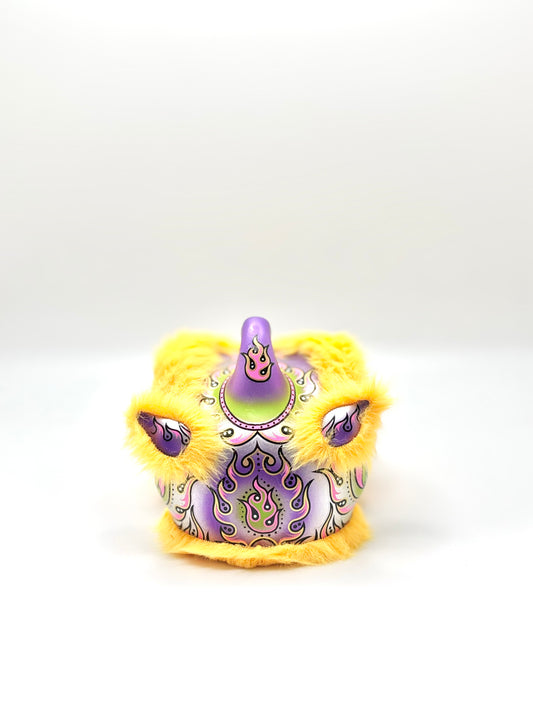 YELLOW MINI HOKSAN LION HEAD