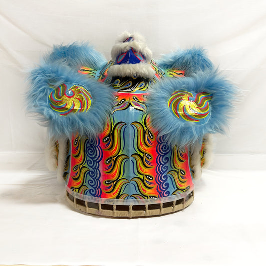 Blue Futsan Full Size Lion Head Costume