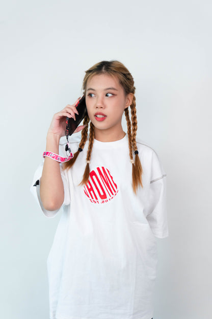 NHOME WHITE TRADITIONAL SPORT TEE