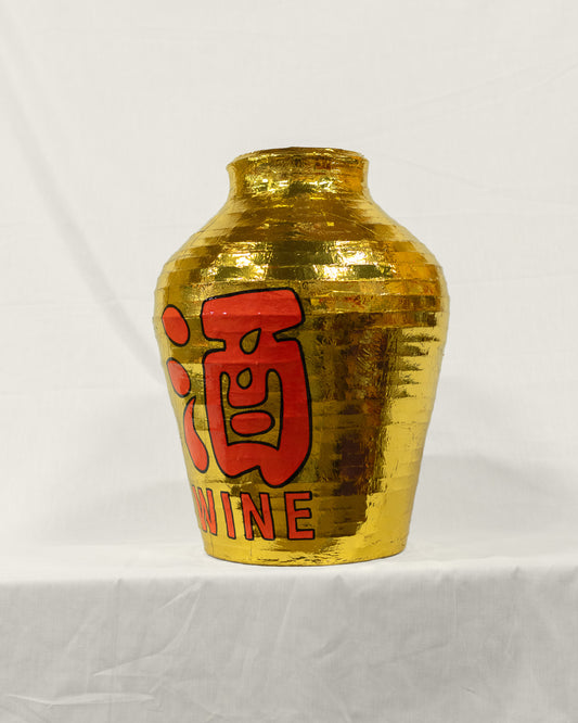 Traditional Gold Wine Jar