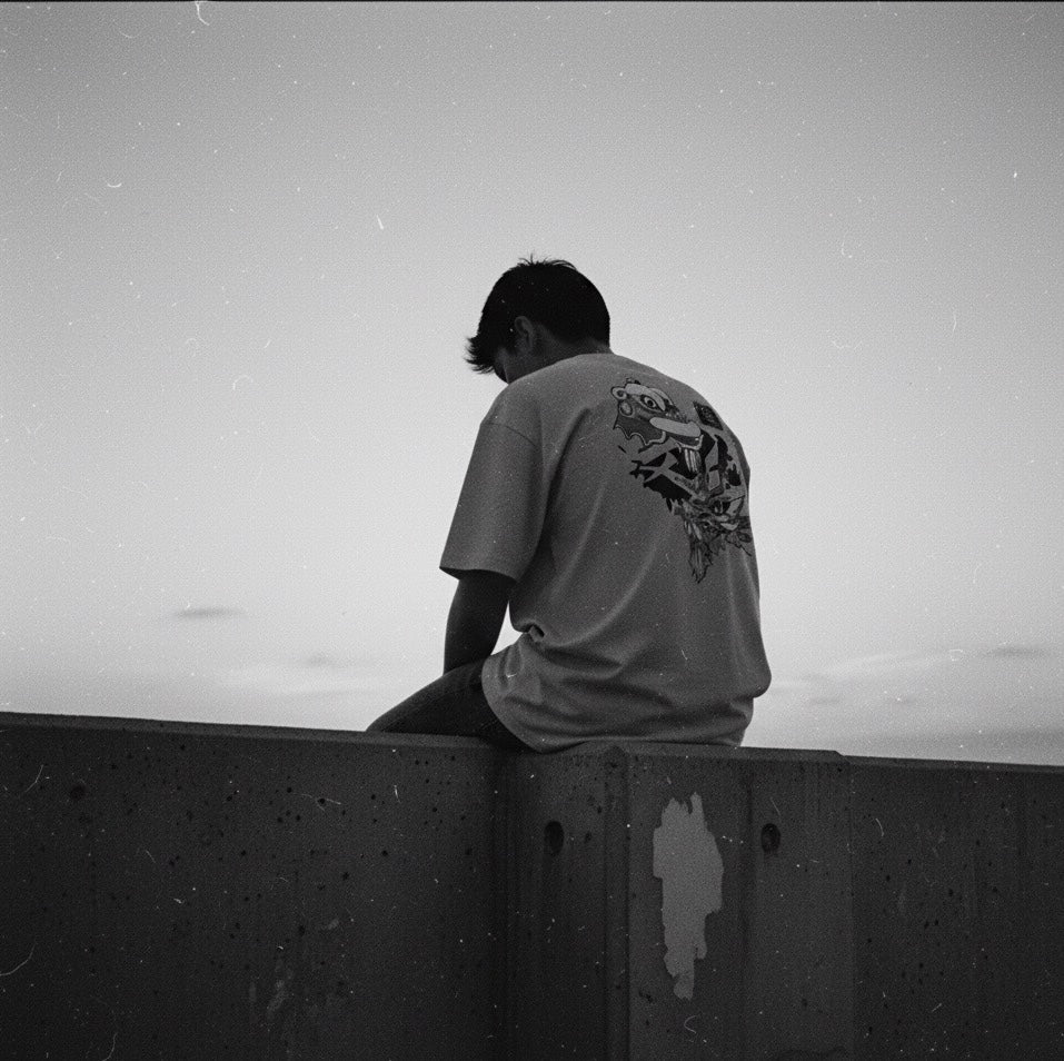 NHOME BEIGE “CULTURE” PERFORMANCE TEE