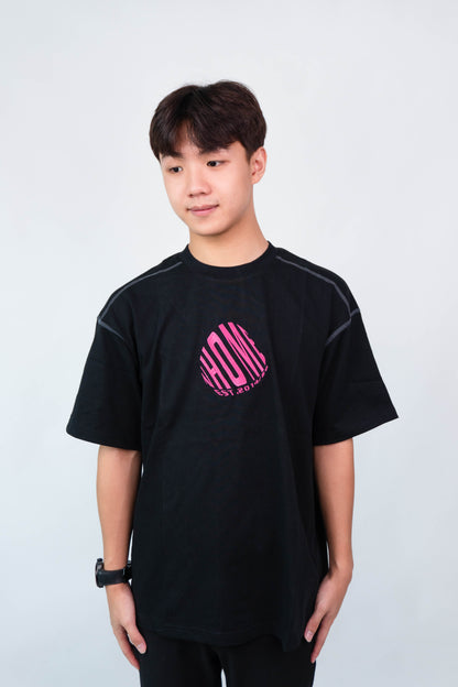 NHOME BLACK TRADITIONAL SPORT TEE