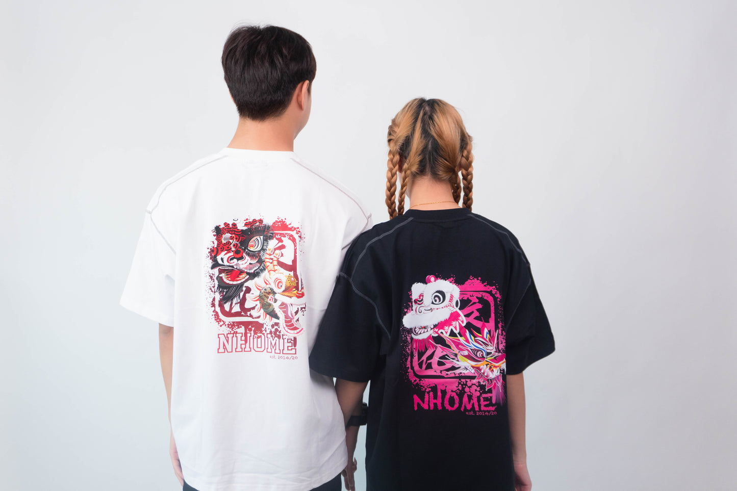 NHOME BLACK TRADITIONAL SPORT TEE