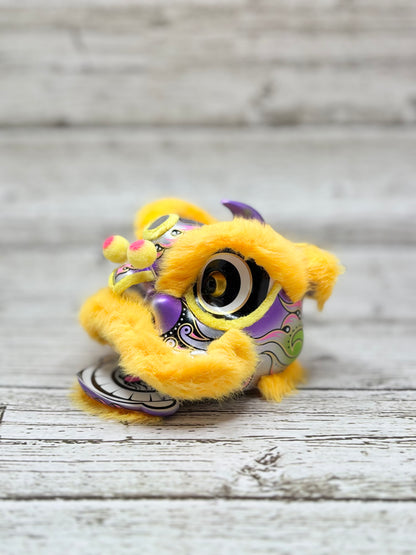 YELLOW MINI FUTSAN LION HEAD