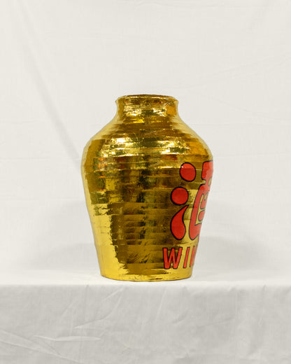 Traditional Gold Wine Jar