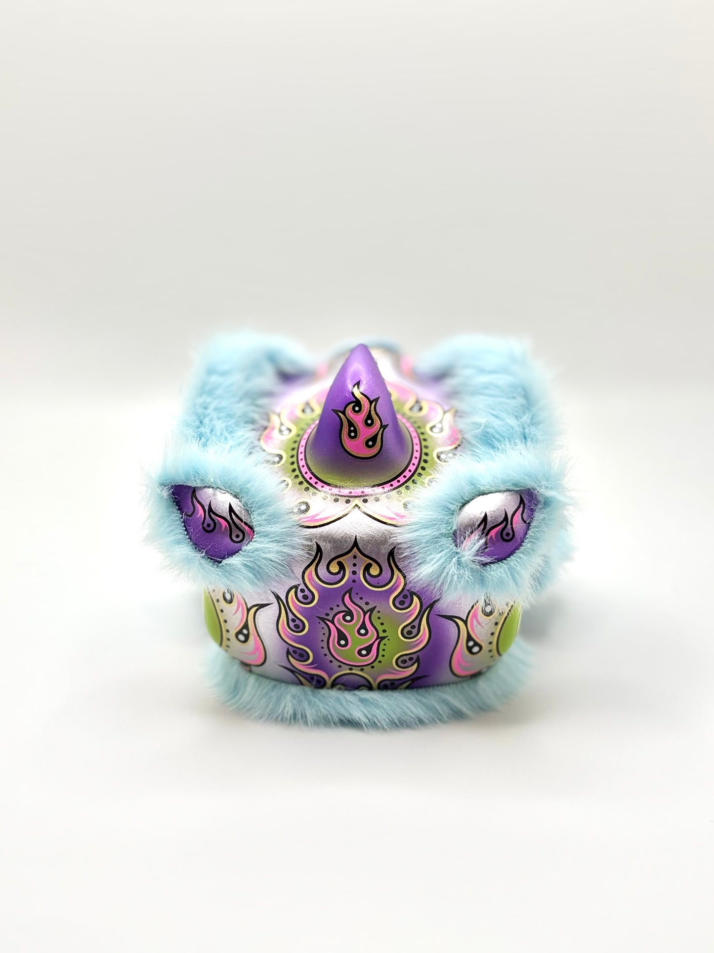 BLUE MINI FUTSAN LION HEAD