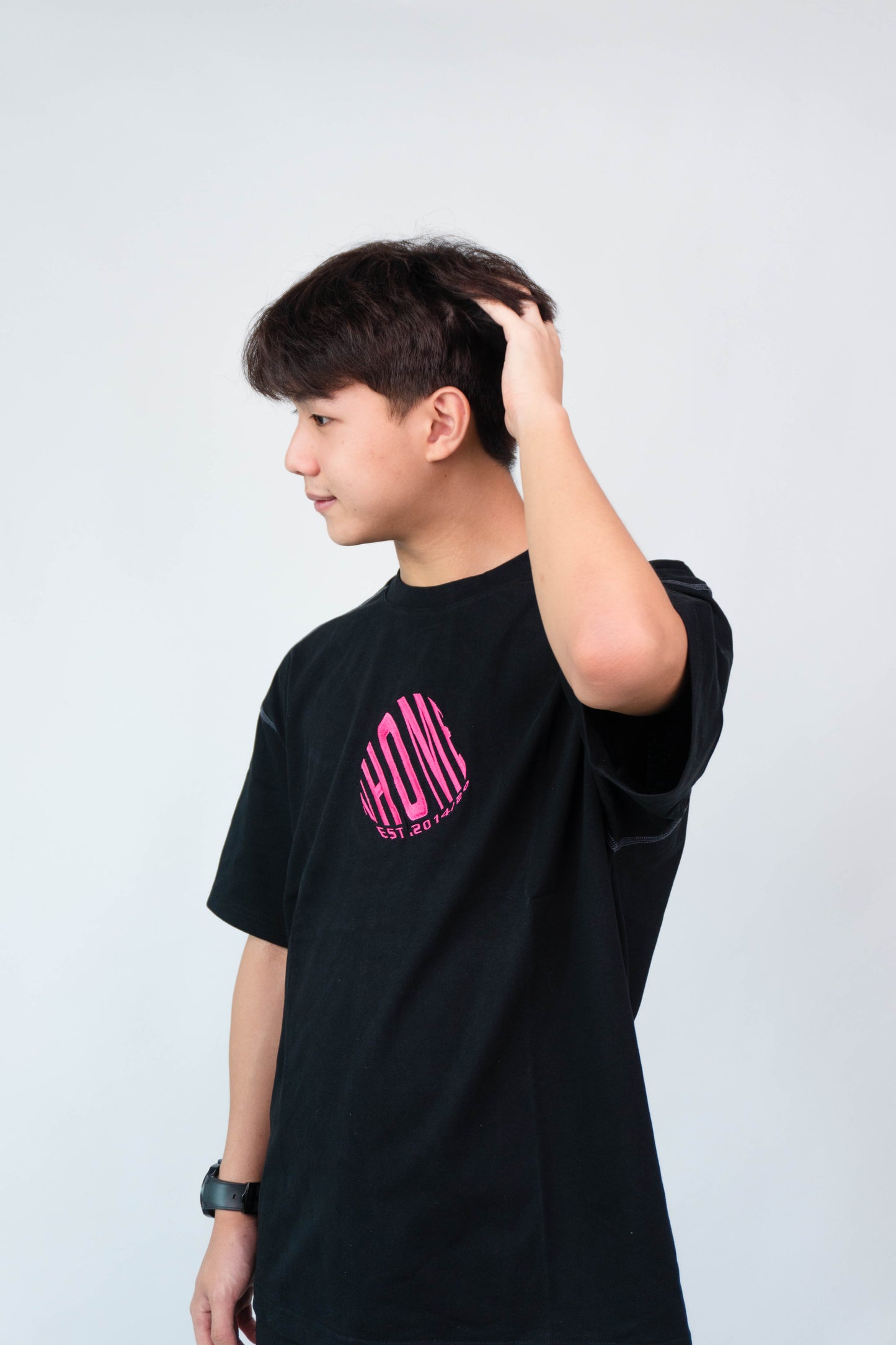 NHOME BLACK TRADITIONAL SPORT TEE