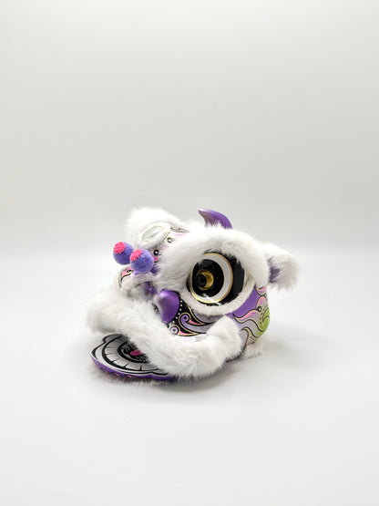 WHITE MINI FUTSAN LION HEAD