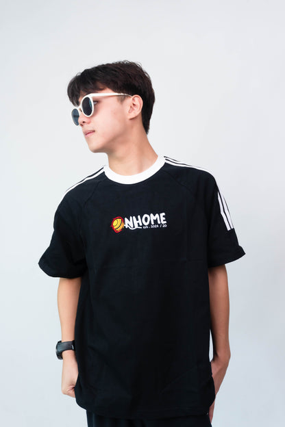 NHOME BLACK PANDA SPORT TEE