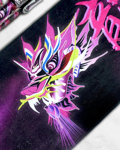NHOME NEON DRAGON TOWEL