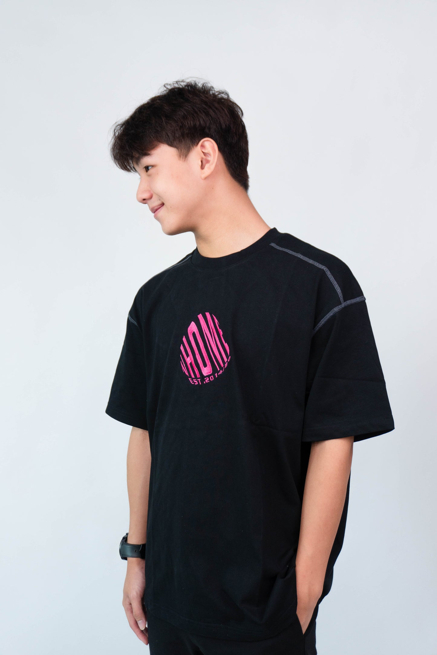 NHOME BLACK TRADITIONAL SPORT TEE
