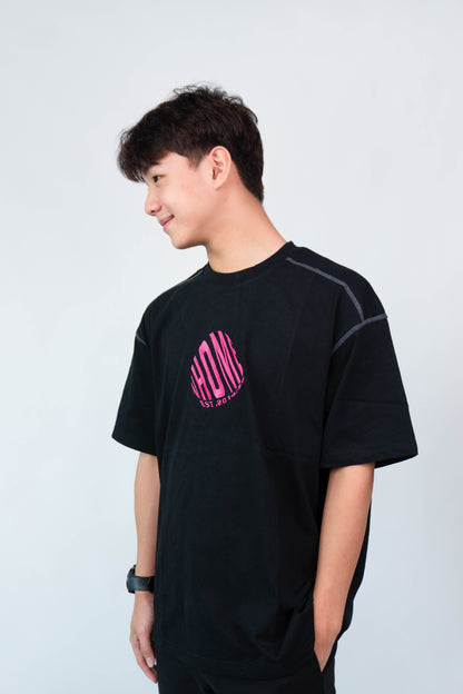 NHOME BLACK TRADITIONAL SPORT TEE
