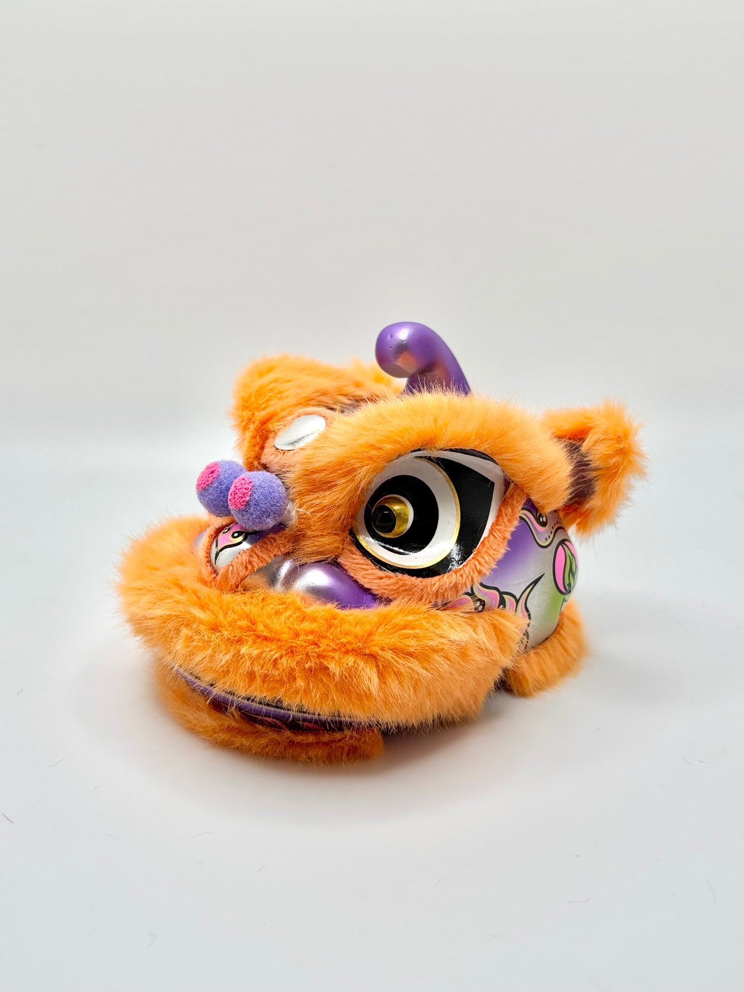 ORANGE MINI HOKSAN LION HEAD