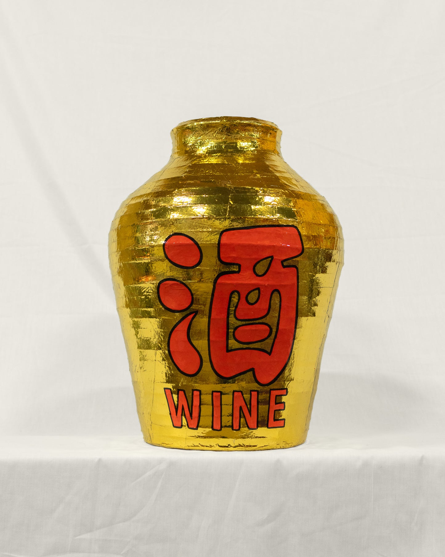 Traditional Gold Wine Jar