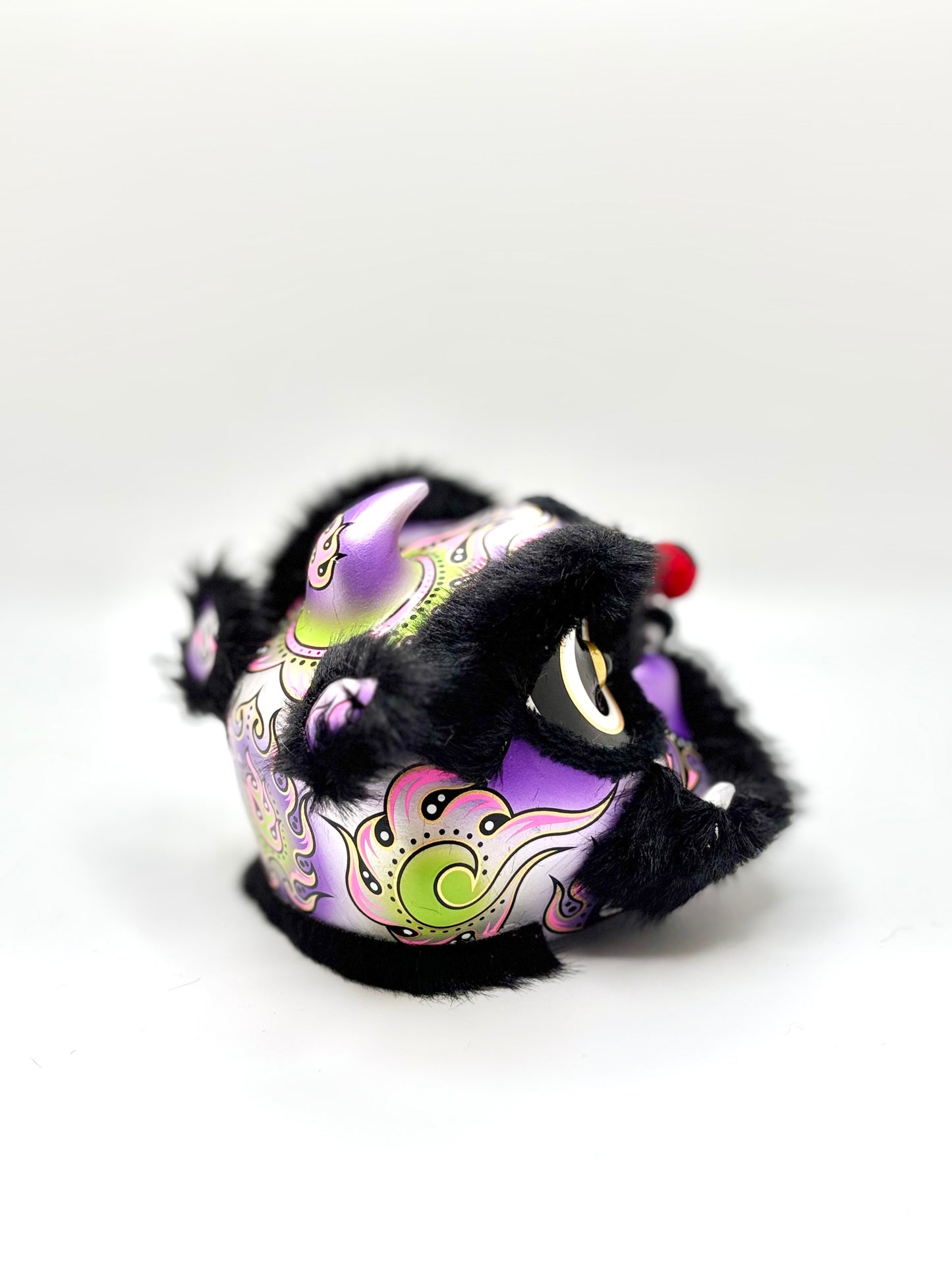 BLACK MINI FUTSAN LION HEAD