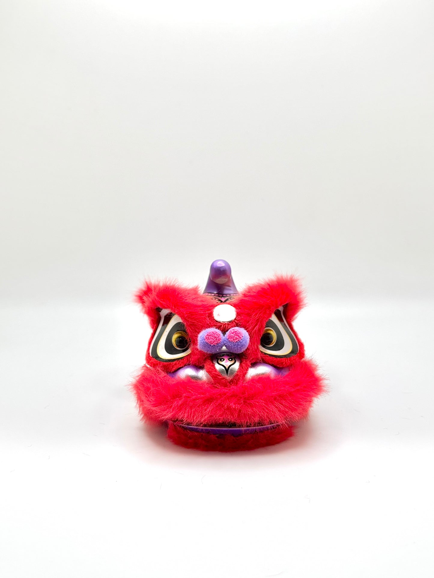 RED MINI HOKSAN LION HEAD