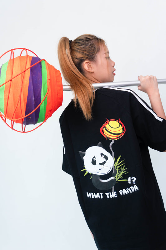 NHOME BLACK PANDA SPORT TEE