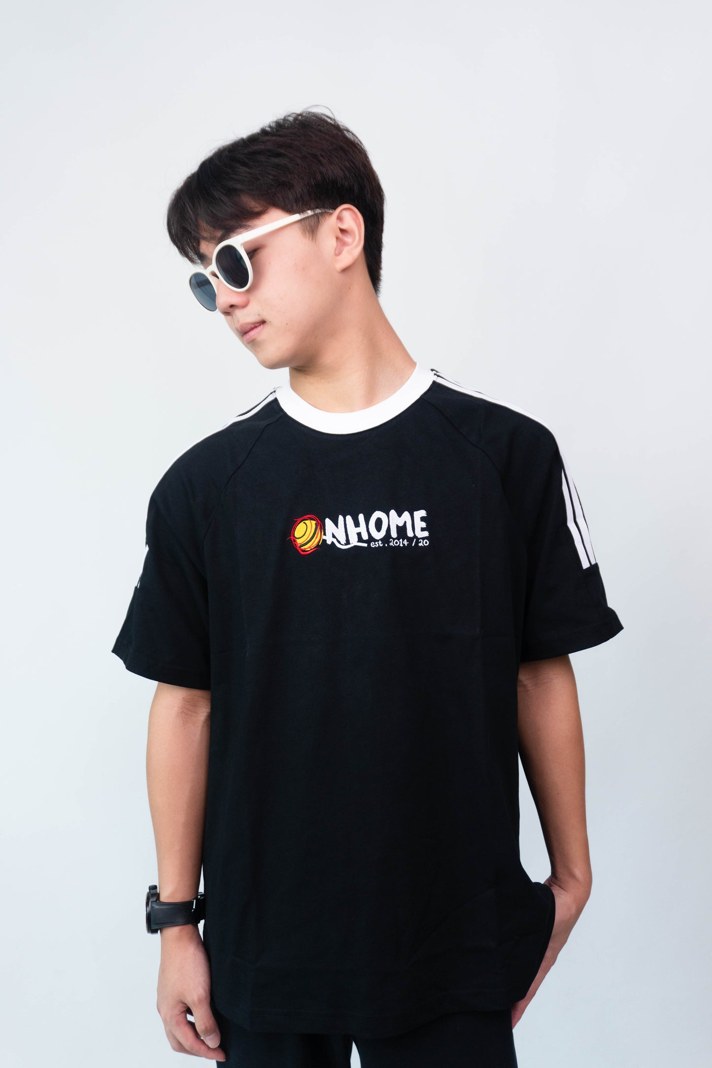 NHOME BLACK PANDA SPORT TEE