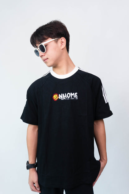 NHOME BLACK PANDA SPORT TEE