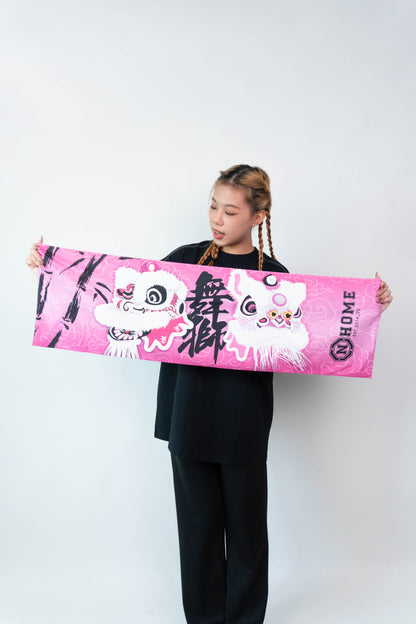 NHOME FIERY PINK TOWEL