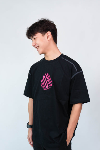 NHOME BLACK TRADITIONAL SPORT TEE