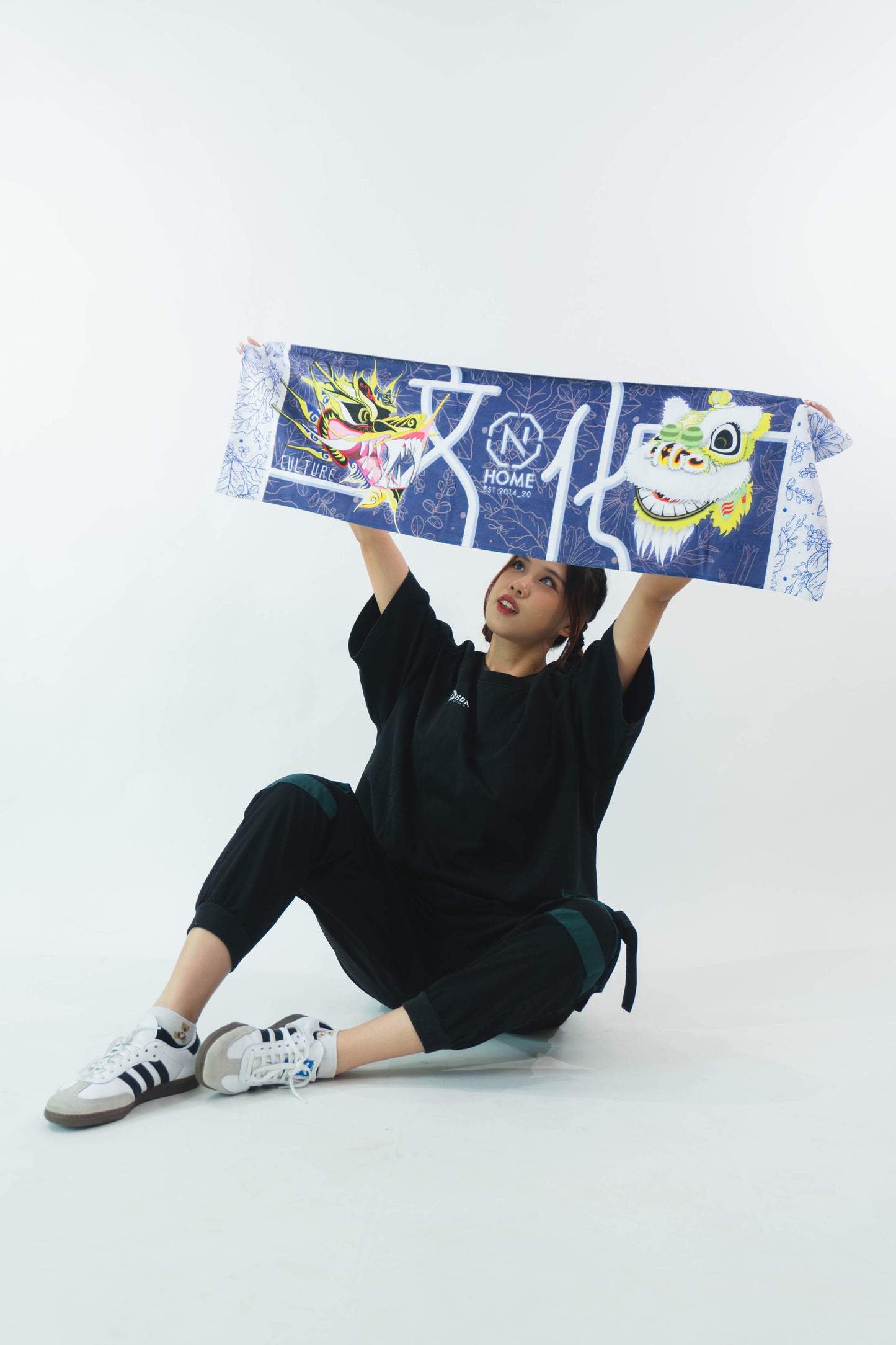 NHOME CULTURE BLUE TOWEL