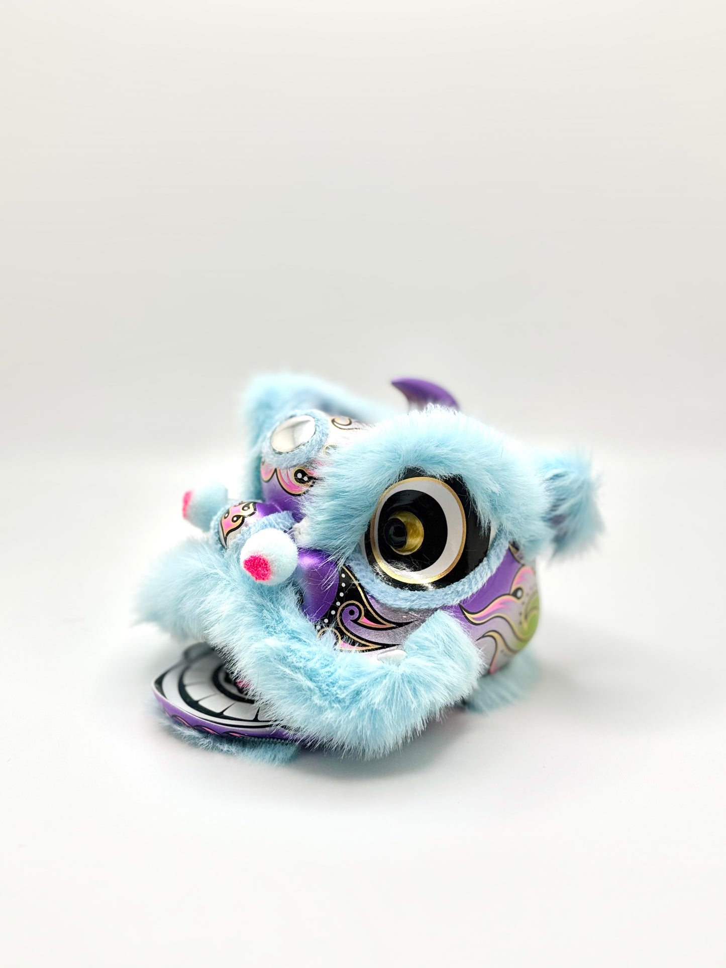 BLUE MINI FUTSAN LION HEAD