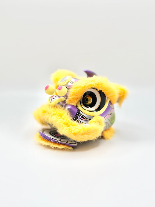 YELLOW MINI FUTSAN LION HEAD