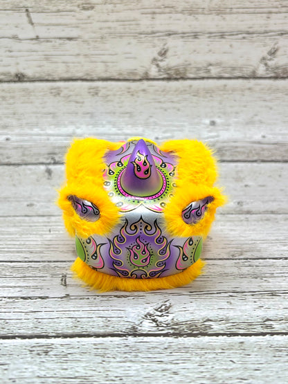 YELLOW MINI FUTSAN LION HEAD