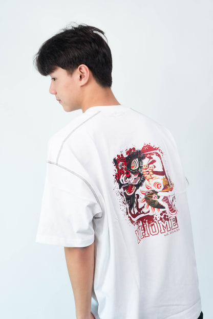 NHOME WHITE TRADITIONAL SPORT TEE