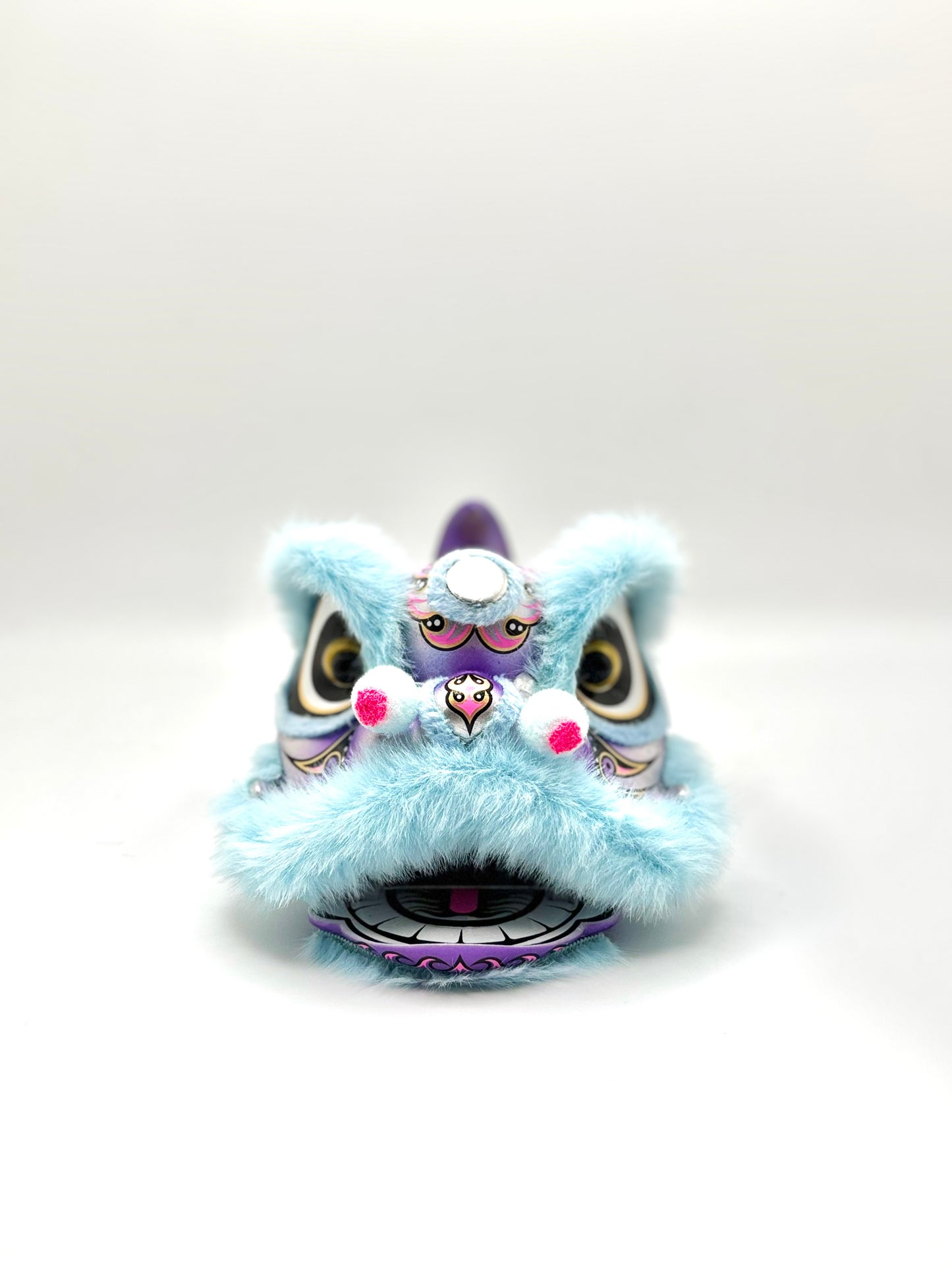 BLUE MINI FUTSAN LION HEAD