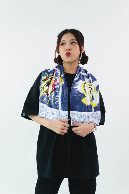 NHOME CULTURE BLUE TOWEL