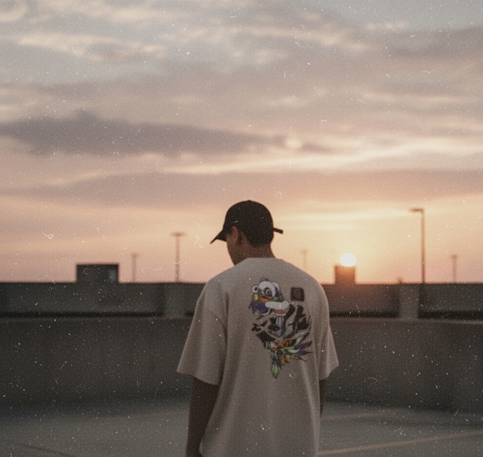 NHOME BEIGE “CULTURE” PERFORMANCE TEE