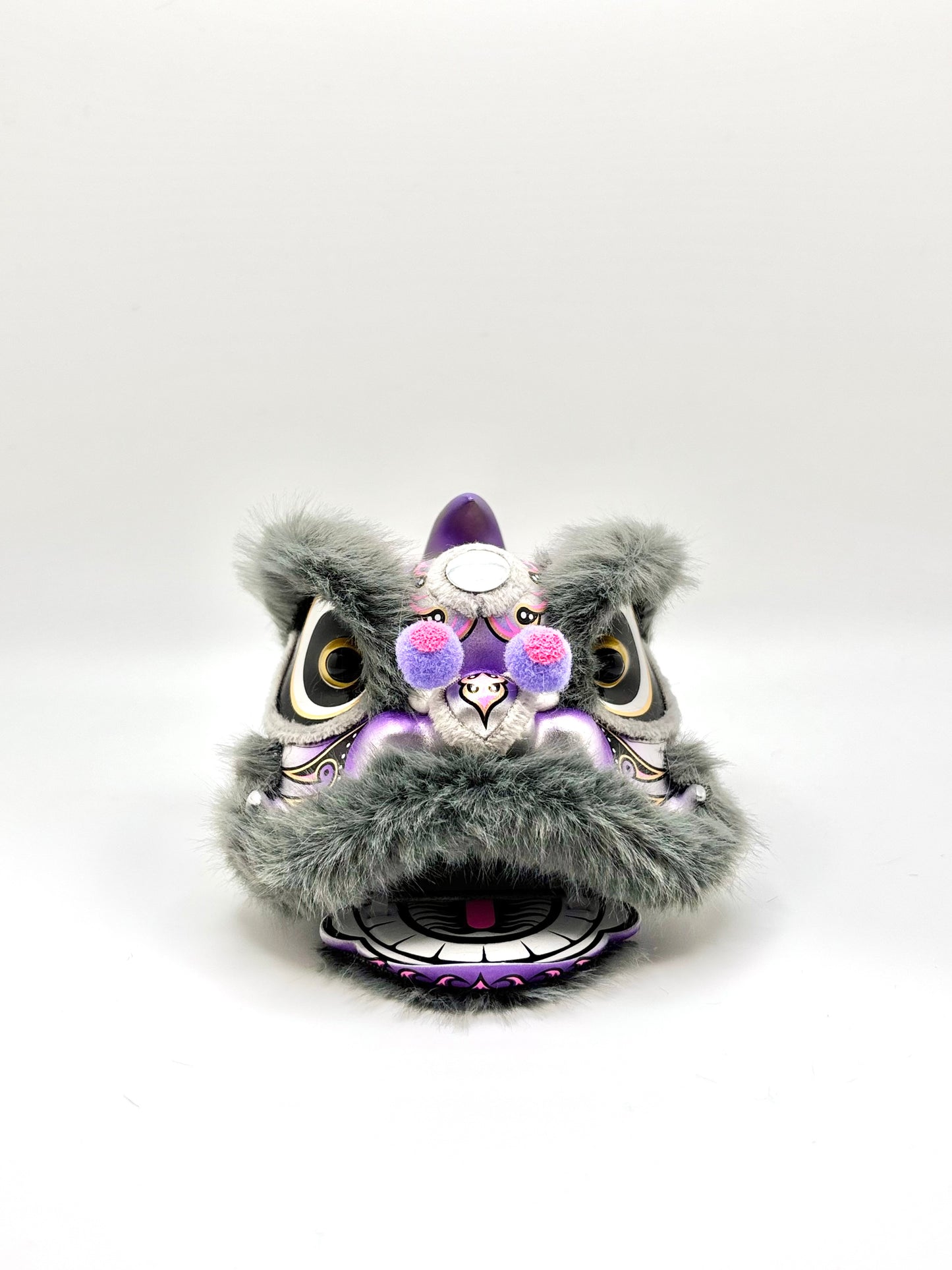 GREY MINI FUTSAN LION HEAD