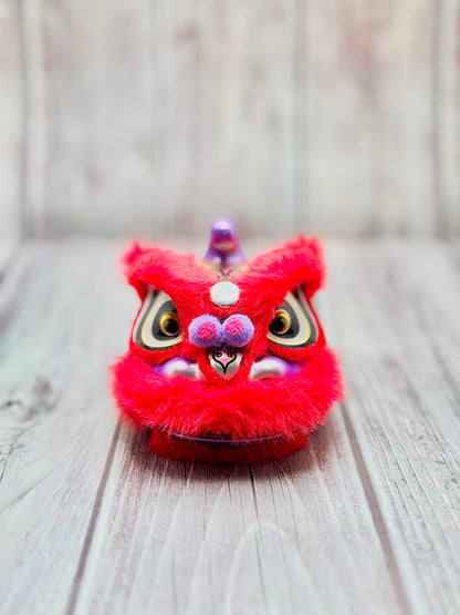 RED MINI HOKSAN LION HEAD