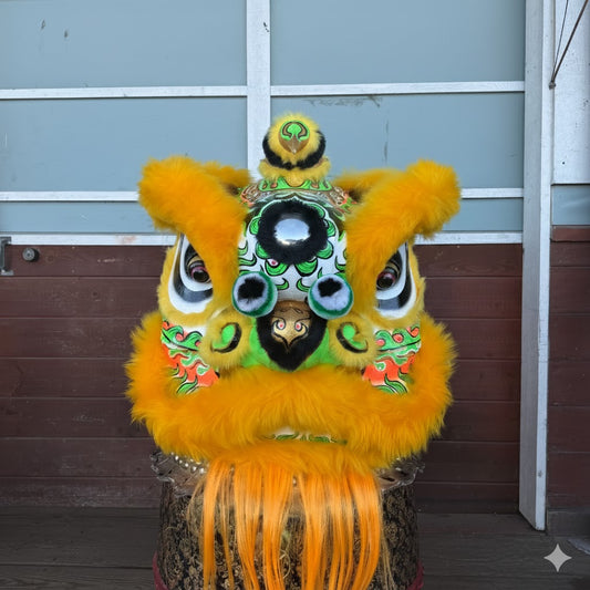 Gold/Green Futsan Lion Costume