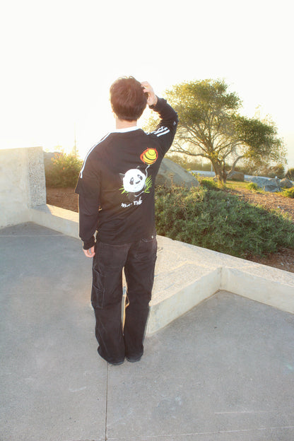 NHOME BLACK PANDA SPORT TEE