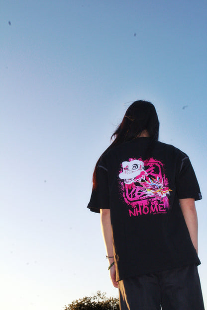 NHOME BLACK TRADITIONAL SPORT TEE