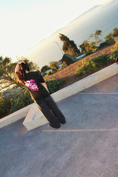 NHOME BLACK TRADITIONAL SPORT TEE