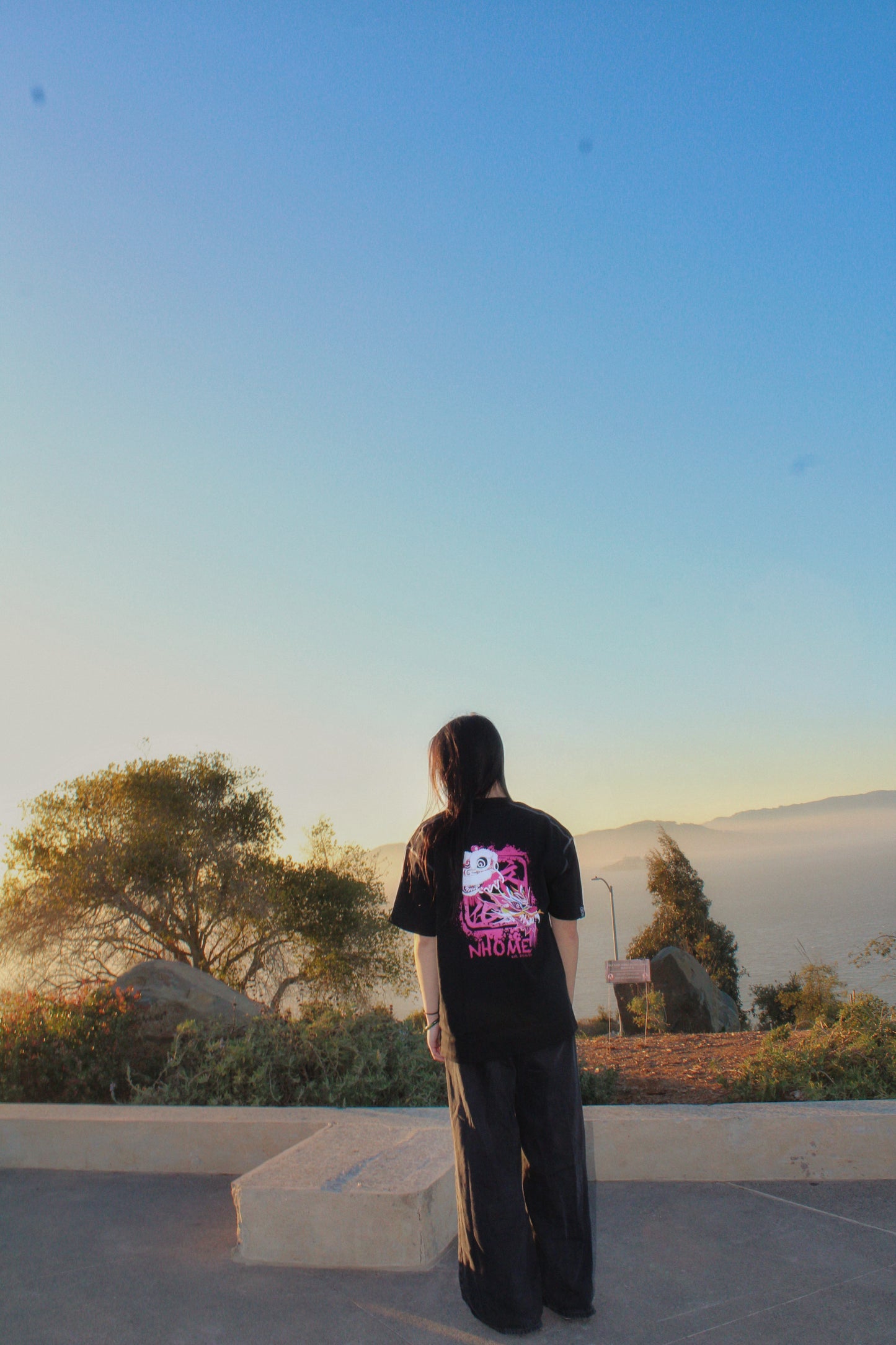 NHOME BLACK TRADITIONAL SPORT TEE