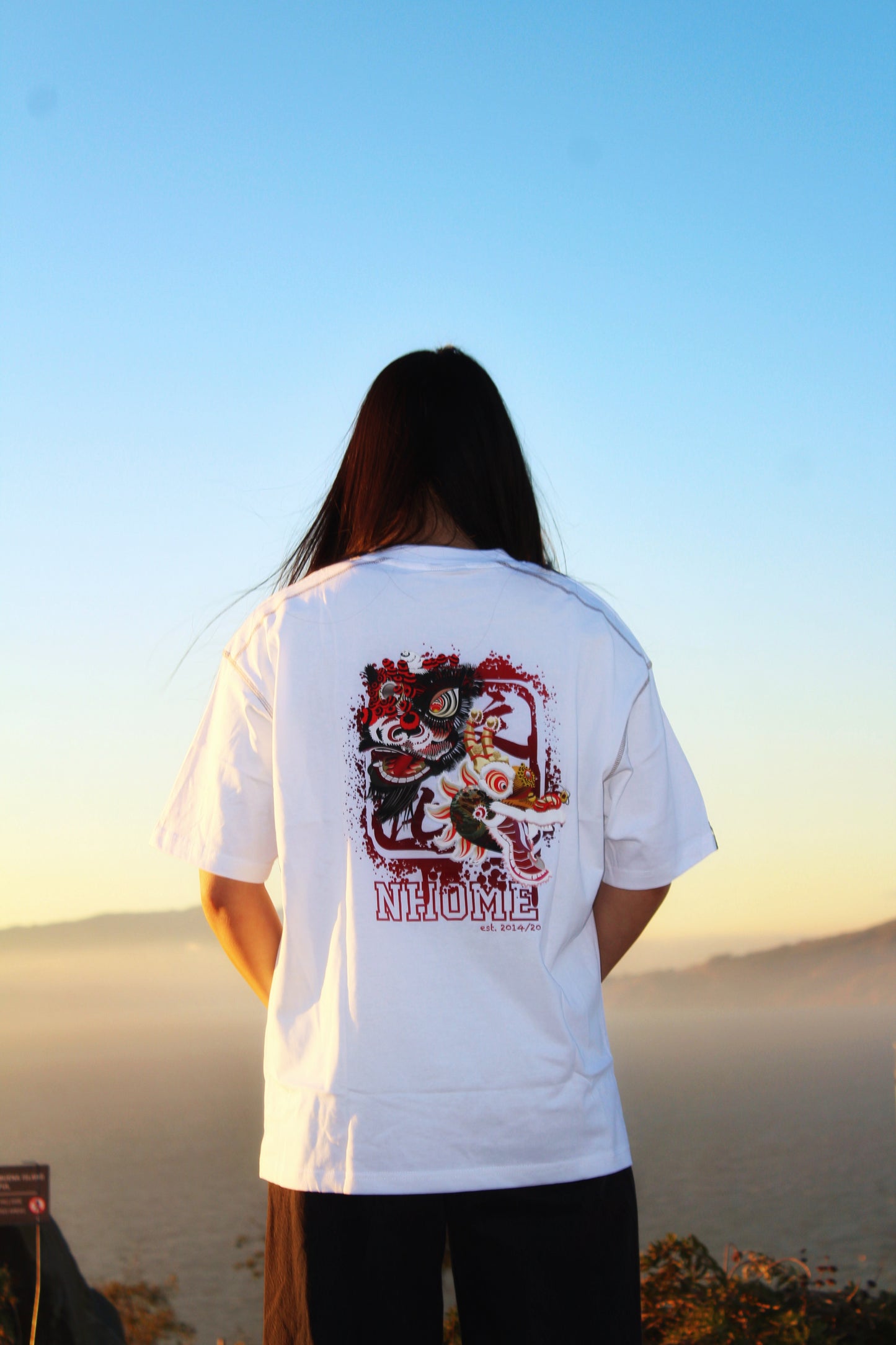 NHOME WHITE TRADITIONAL SPORT TEE