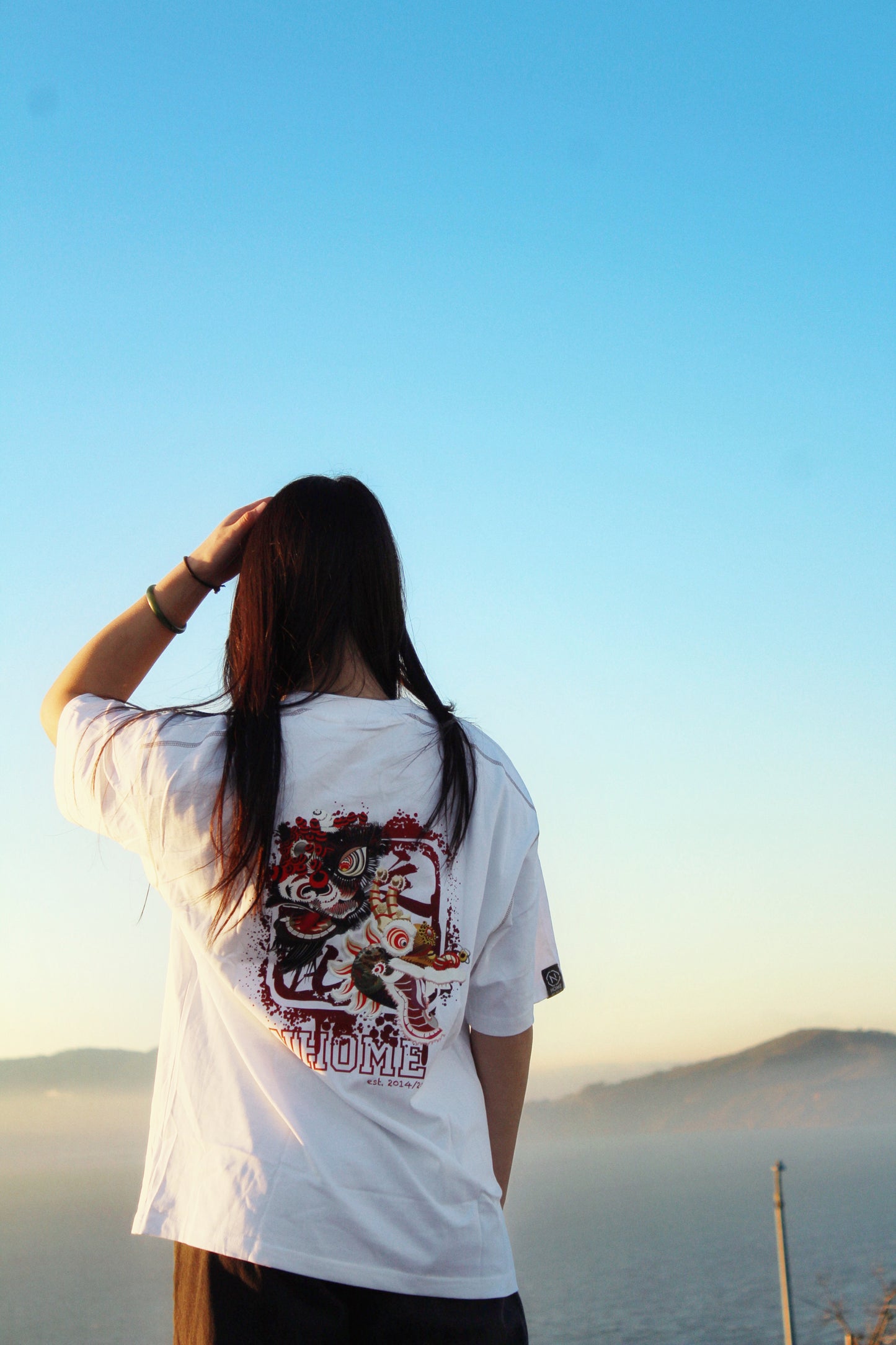 NHOME WHITE TRADITIONAL SPORT TEE