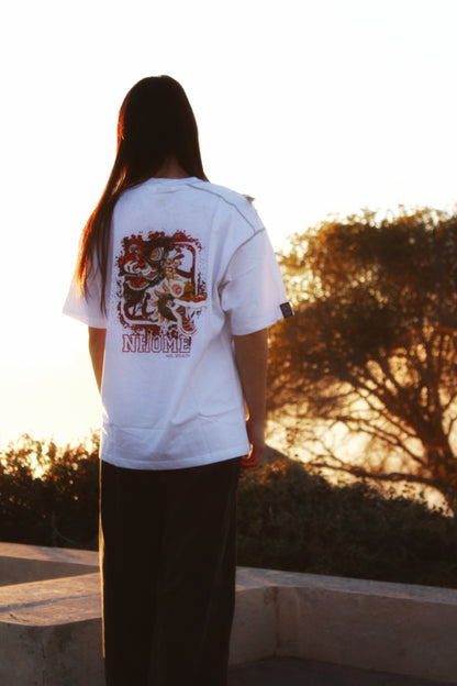 NHOME WHITE TRADITIONAL SPORT TEE