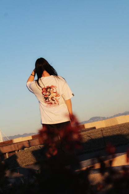 NHOME WHITE TRADITIONAL SPORT TEE