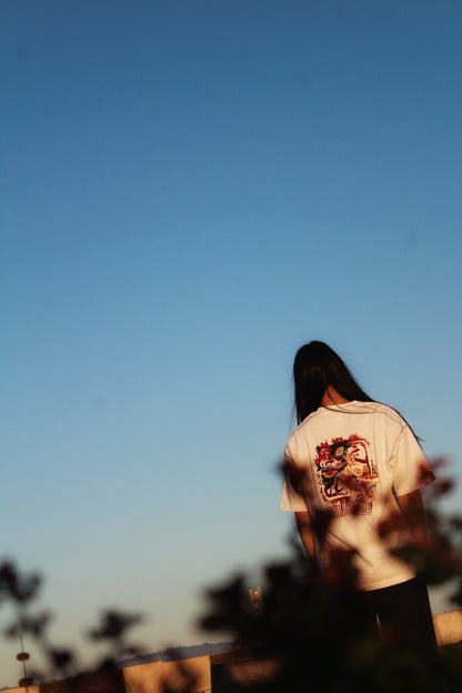 NHOME WHITE TRADITIONAL SPORT TEE