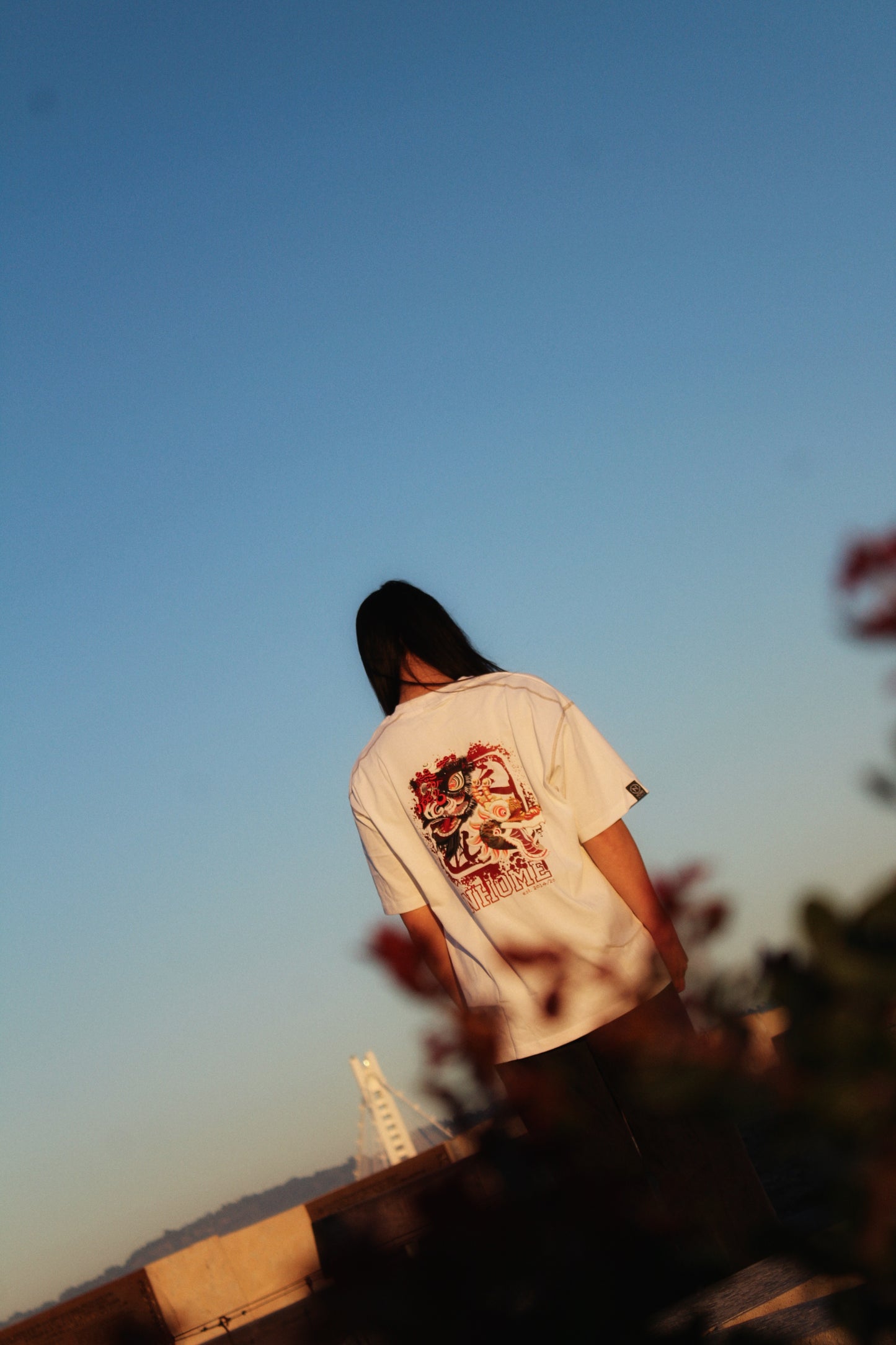 NHOME WHITE TRADITIONAL SPORT TEE