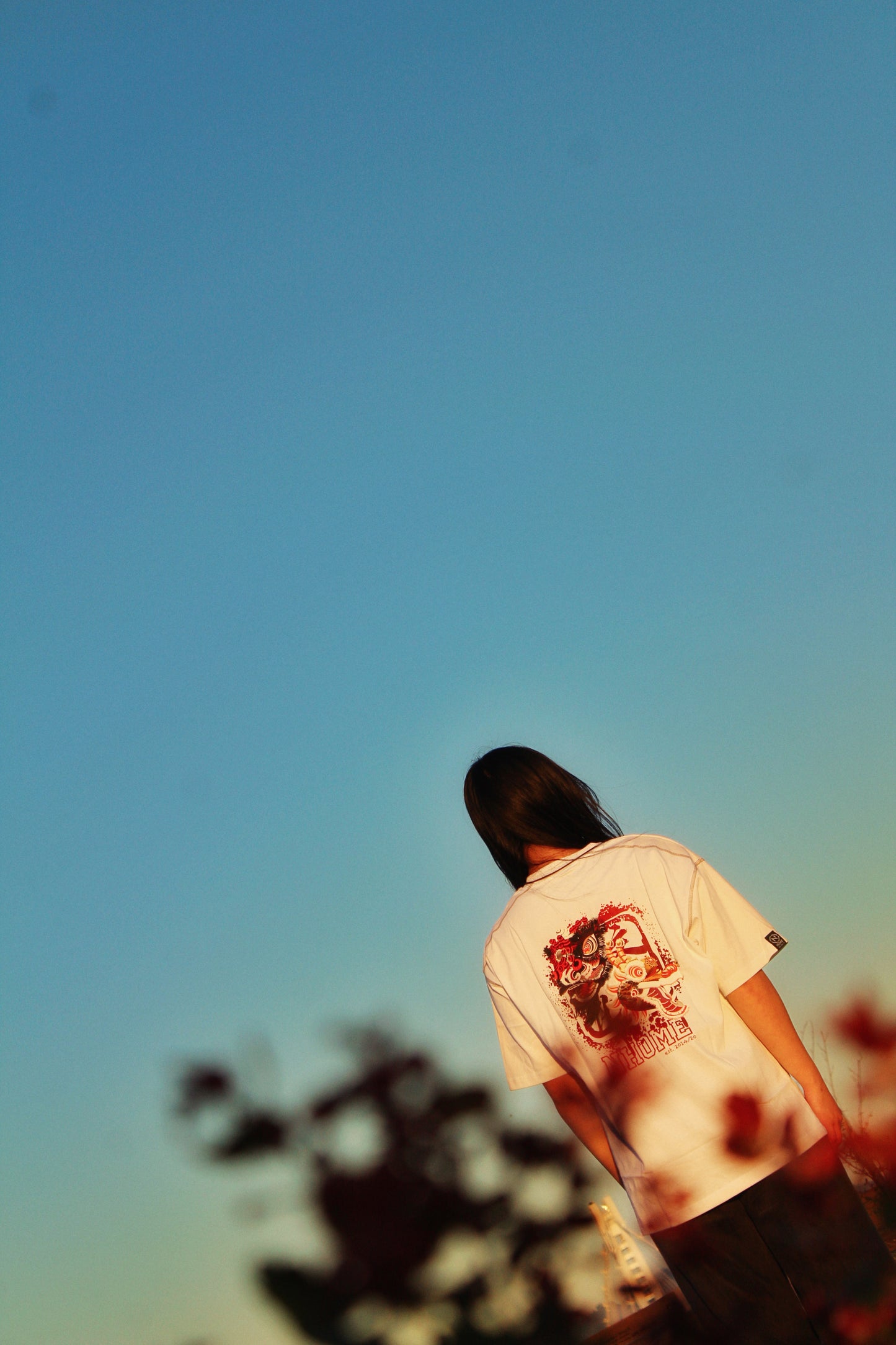 NHOME WHITE TRADITIONAL SPORT TEE